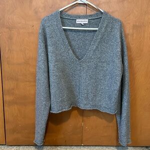 Off-the-shoulder sweater